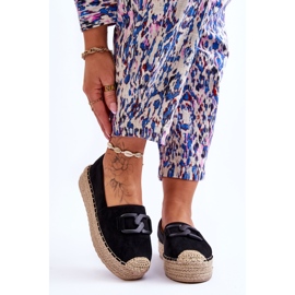 Alpargatas Mujer Clásicas Plataforma Negro Maurine 1