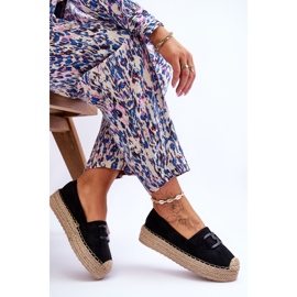 Alpargatas Mujer Clásicas Plataforma Negro Maurine 5