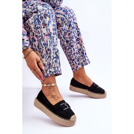 Alpargatas Mujer Clásicas Plataforma Negro Maurine 6