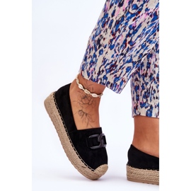 Alpargatas Mujer Clásicas Plataforma Negro Maurine 4