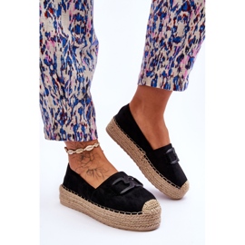 Alpargatas Mujer Clásicas Plataforma Negro Maurine 3