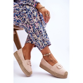 FI1 Alpargatas Mujer Clásicas Plataforma Beige Maurine 5