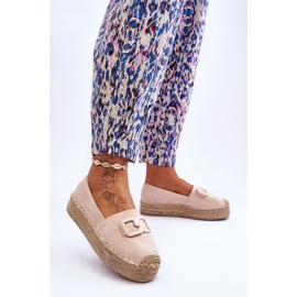 FI1 Alpargatas Mujer Clásicas Plataforma Beige Maurine 3