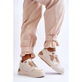 FI1 Deportivas Mujer Piel Beige Nancey 2