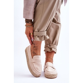 FI1 Alpargatas Mujer Ante Beige Claro Keyla 1