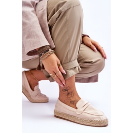 FI1 Alpargatas Mujer Ante Beige Claro Keyla 4