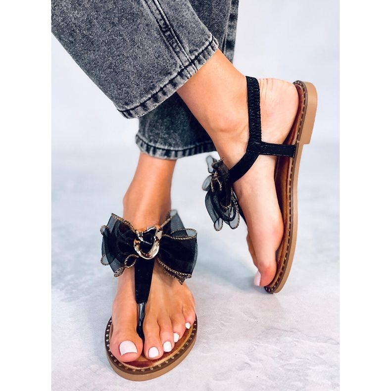 Seastar Farina Chanclas lazo negro 1