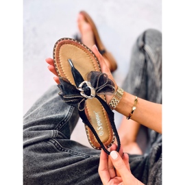 Seastar Farina Chanclas lazo negro 3