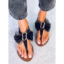 Seastar Farina Chanclas lazo negro 5