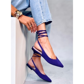 PA1 Bailarinas con cordones Dentoni Violeta 2