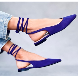 PA1 Bailarinas con cordones Dentoni Violeta 3
