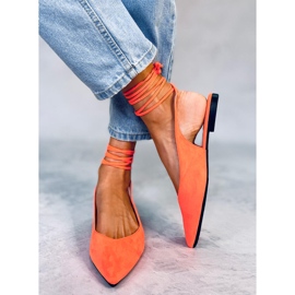 PA1 Bailarinas con cordones Dentoni Orange naranja 3