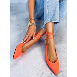 PA1 Bailarinas con cordones Dentoni Orange naranja 5