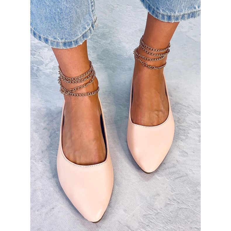 PA1 Bailarinas cadena Junri Nude rosado 2