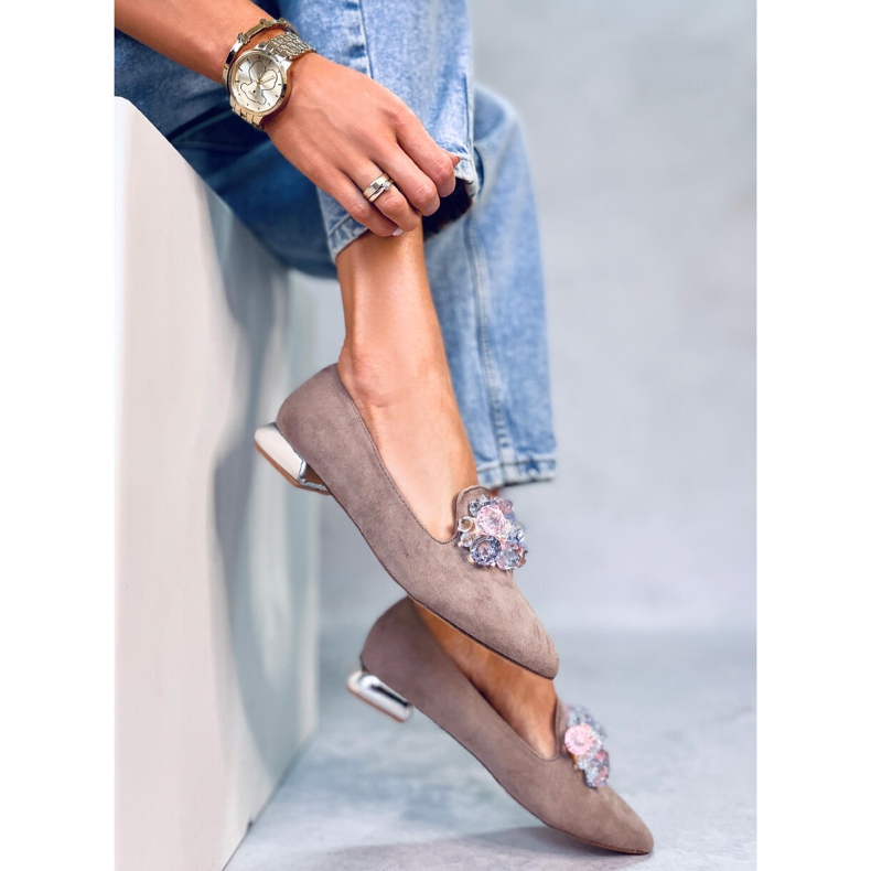 PA1 Mocasines Lords con Piedras Falconi Caqui beige 1