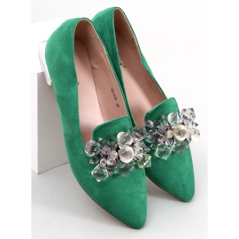 PA1 Mocasines Lords con piedras Verde Falconi 5