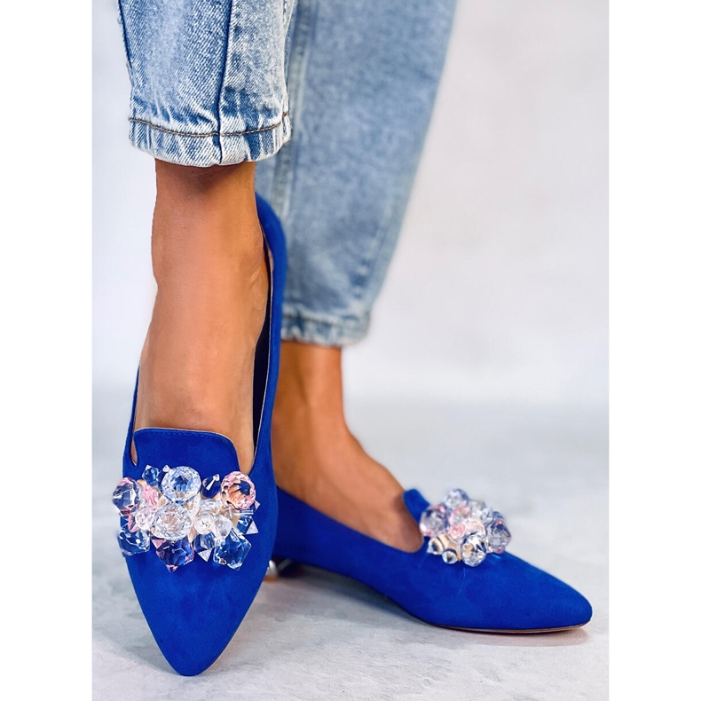 PA1 Mocasines Lords con piedras Falconi Royal Blue azul 1