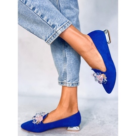 PA1 Mocasines Lords con piedras Falconi Royal Blue azul 3