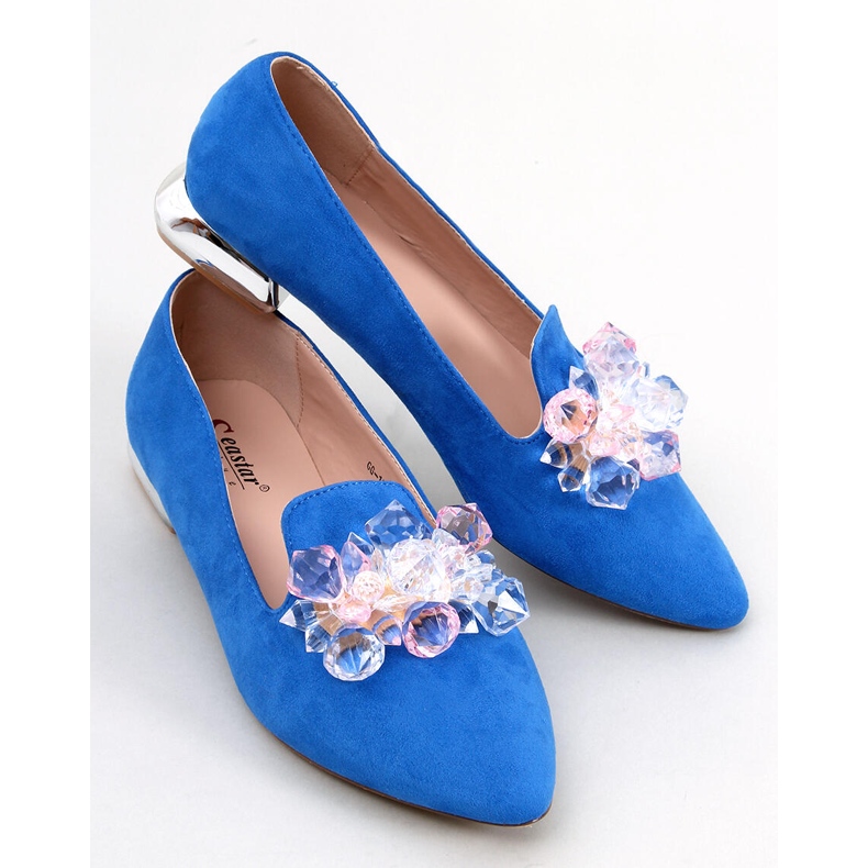 PA1 Mocasines Lords con piedras Falconi Royal Blue azul 2