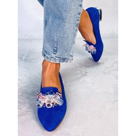 PA1 Mocasines Lords con piedras Falconi Royal Blue azul 4