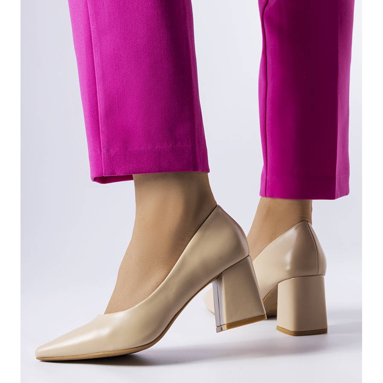 Salón stiletto beige Fanchon 1