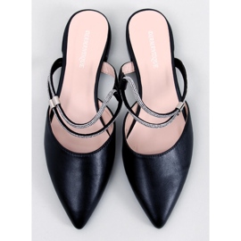PA1 Sandalias de tacón abierto de Durie Black negro 4