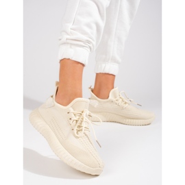 Deportivas mujer Shelovet beige 1