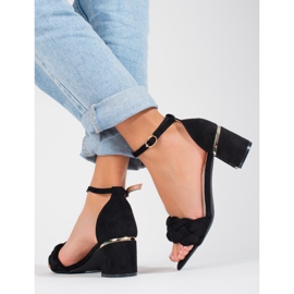 Sandalias de mujer negras de Shelovet negro 1