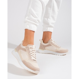 Deportivas mujer Shelovet beige 2