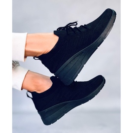PA1 Zapatillas cuña Paquet Black negro 6