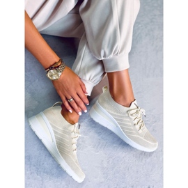 PA1 Zapatillas cuña Paquet Beige 2