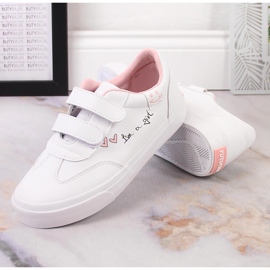 Deportivas niña con velcro blanco Potocki PY16026 5