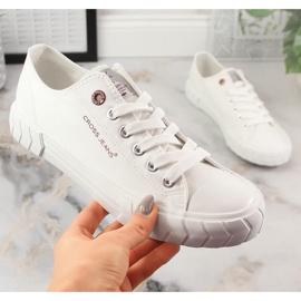 Cross Jeans LL2R4052C zapatillas bajas blancas con cordones blanco 4