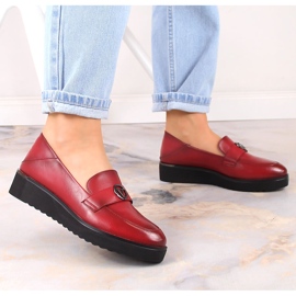 Zapatos mujer rojos con plataforma Vinceza 10857 6