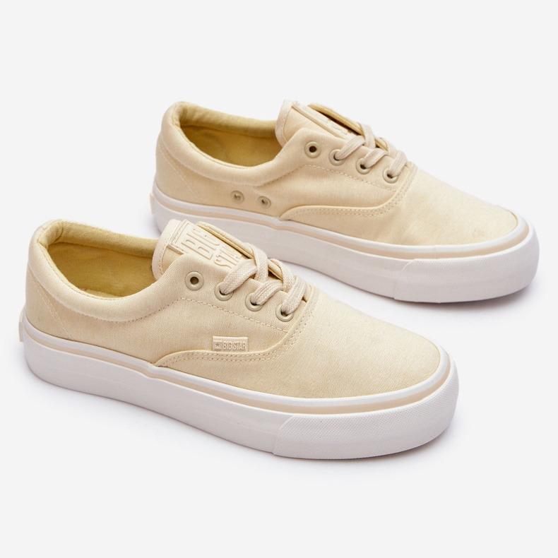 Zapatillas Big Star Fabric Platform LL274144 Amarillo claro 1