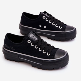 Deportivas Tela Plataforma Big Star LL274149 Negro 1