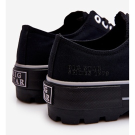 Deportivas Tela Plataforma Big Star LL274149 Negro 2
