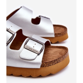 Pantuflas Clásicas Mujer Big Star LL274476 Plata 2