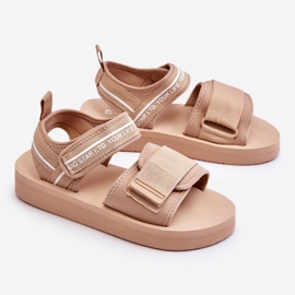 Sandalias Mujer Velcros Big Star LL274787 Beige 9