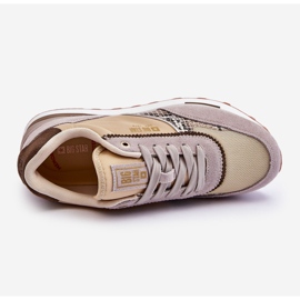 Zapatillas de deporte de moda Sistema de espuma de memoria Big Star LL274364 Beige 2