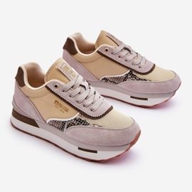 Zapatillas de deporte de moda Sistema de espuma de memoria Big Star LL274364 Beige 1