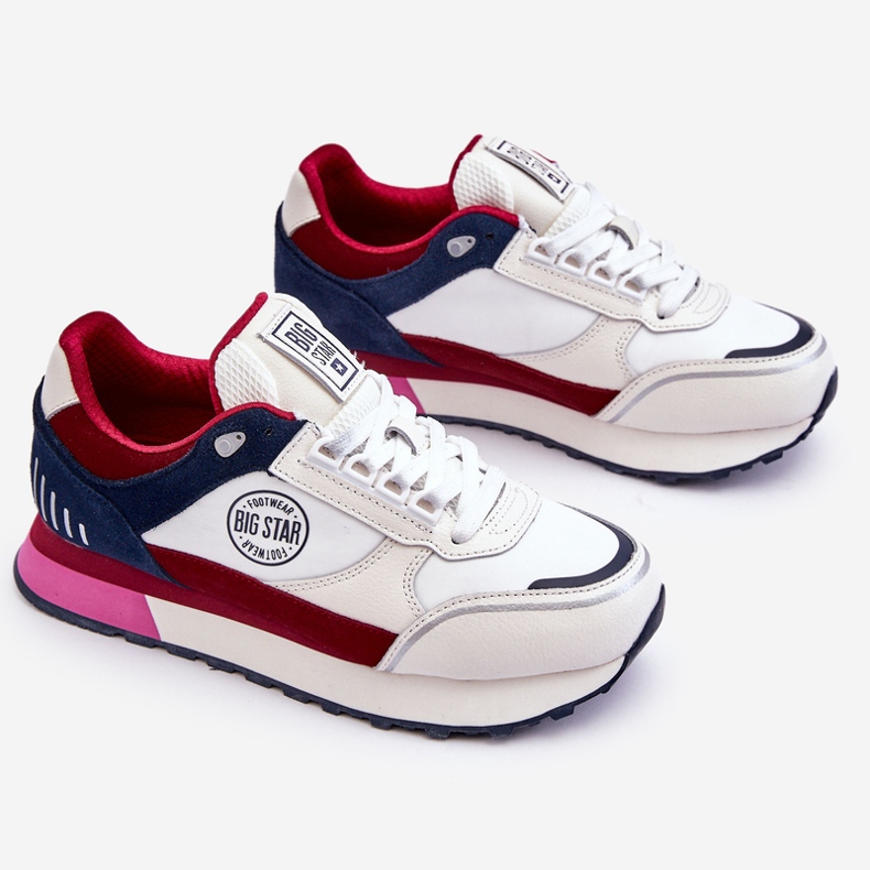 Zapatillas Memory Foam System Big Star LL274369 Blanco-Rojo 1 Zapatillas Memory Foam System Big Star LL274369 Blanco-Rojo 1