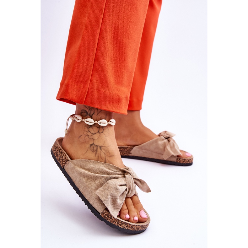 PS1 Pantuflas de Corcho Wendy Beige Oscuro 2