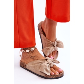PS1 Pantuflas de Corcho Wendy Beige Oscuro 3