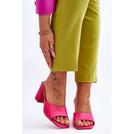 FJ1 Babuchas Clásicas Mujer Piel Fucsia Loara rosa 1