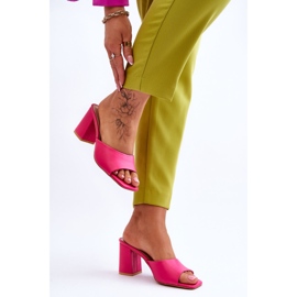 FJ1 Babuchas Clásicas Mujer Piel Fucsia Loara rosado 5