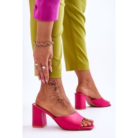 FJ1 Babuchas Clásicas Mujer Piel Fucsia Loara rosado 4
