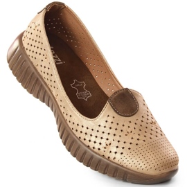Zapatos calados Jezzi W JEZ395 beige 1 Zapatos calados Jezzi W JEZ395 beige 1