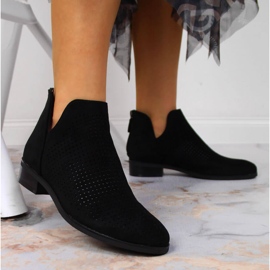 Botas primavera caladas Vinceza ante negro 5