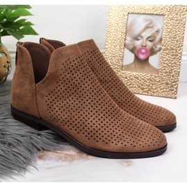 Botas primavera caladas Vinceza ante beige 2